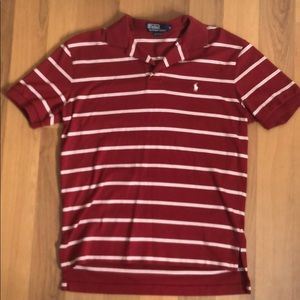 Red Short Sleeve Polo